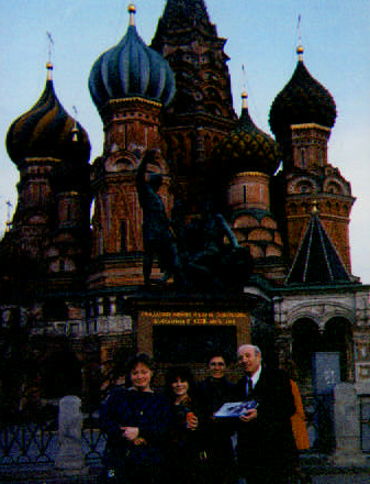 Carol and colleagues at St. Basil's
