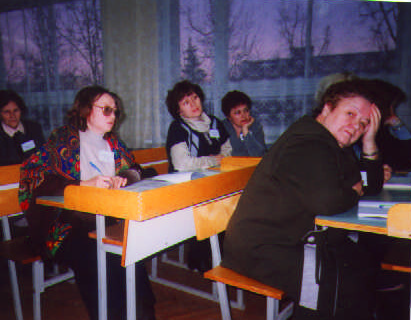 Ag college teachers at our EMC seminar in January 2001